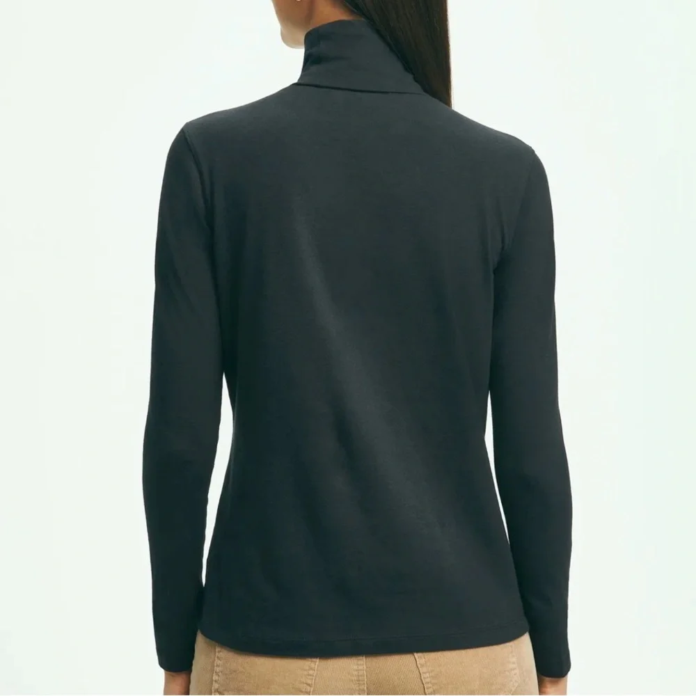 Brooks Brothers Cotton Modal Turtleneck Size Small - Picture 2 of 6